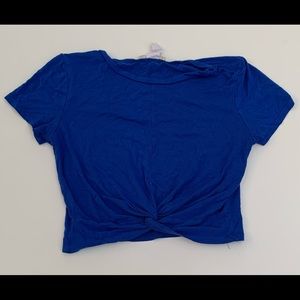 Gaze USA Blue Crop Top